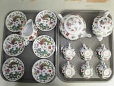 Service complet Chinois Thé/Café en porcelaine provenance Chine -1970 -Etat neuf