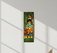 Plaque murale émaillée