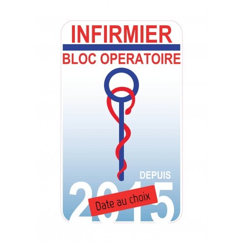 Caducée infirmier bloc - caducée,