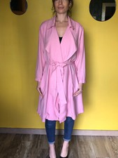 jolie veste longue en viscose rose ROBERTO CAVALLI taille S (36 fr) NEUF