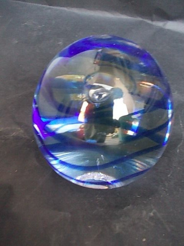 Presse papier verre sphère