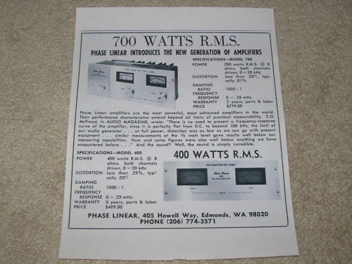 1st phase linear - ad,, 1971