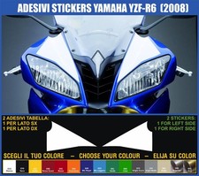 Autocollant dôme tableau compatible YAMAHA R1 2008 moto choisissez la...