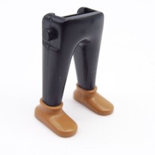 40218 Playmobil Paire de Jambes Noir Chaussures Marrons Médiévales