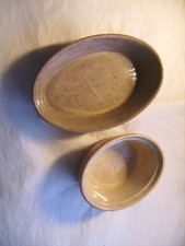 Lot de 2 petits plats ovales