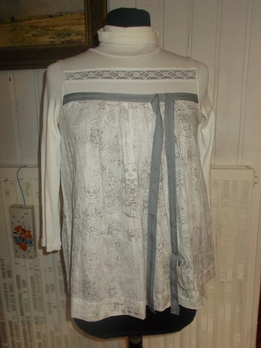 Tunique tee shirt cop copine - tunique,