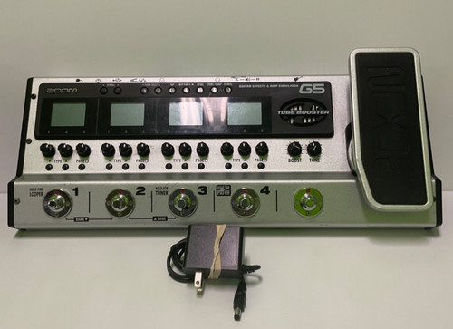 Used zoom guitar effects - g, 5