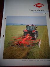 CATALOGUE - AGRICOLE - TRACTEUR - GIRO ANDAINEUR KUHN ( réf 57  )