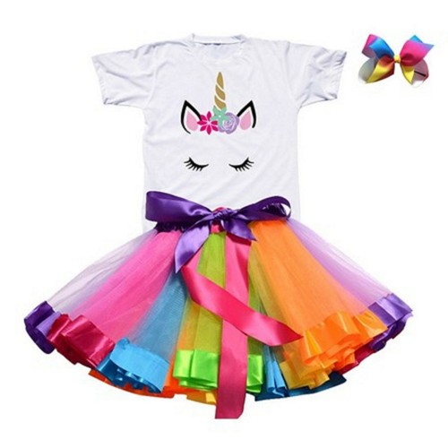 Fille licorne arc ciel - fille,