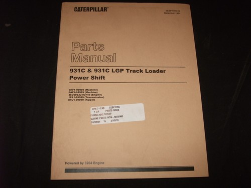 Cat caterpillar 931c lgp - cat,