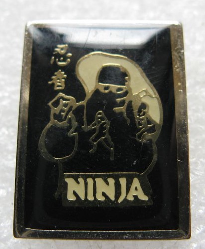 Pin ninja couleur - ninja, noir