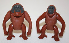 PLAYMOBIL 6648 70345 9407 9373 SINGES ORANG OUTAN MALE ET FEMELLE ZOO JUNGLE