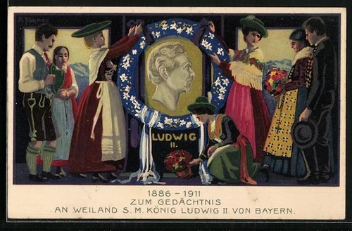 Carte commémorative roi - commémorative, s.