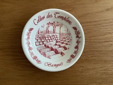 Coupelle publicitaire / vide-poche / cendrier Gien Banyuls Cellier des Templiers