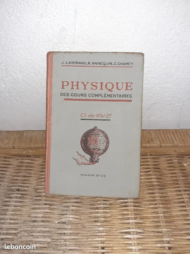 Livre ancien physique - livre,