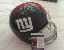 SAM HUFF SIGNED AUTOGRAPHED NEW YORK GIANTS FULL SIZE TRHOWBACK  HELMET HOF  JSA