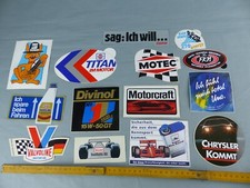 Lot de 14 autocollants Sticker TEXACO VALVOLINE CASTROL Aufkleber VINTAGE C18