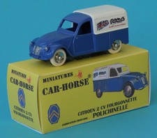 Car-Horse Citroen 2cv 2 cv  fourgonnette Polichinelle style Dinky cij jrd