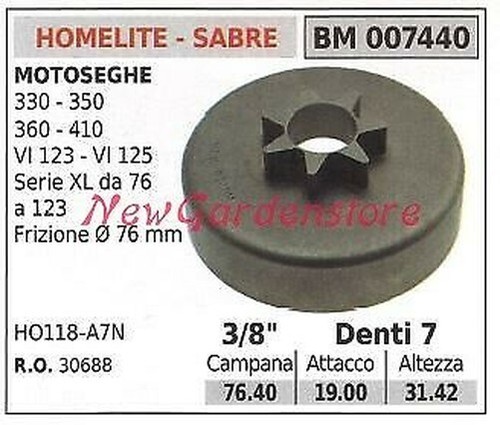 Pignon homelite moteur - pignon,