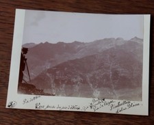 Photo ancienne 1899 Vue prise Pic D'Ayrè Montagne 