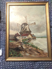 Tableau ancien huile - tableau,