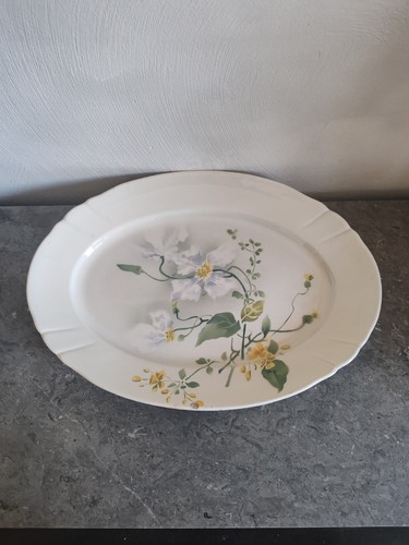 Grand plat clématites - plat, k&g,