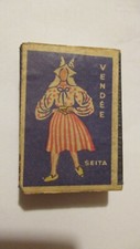 Boîte allumettes vintage Seita costume folklorique Vendée