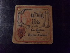 Ancien couvercle de bière VK brasserie MUTZIG PILS Alsace