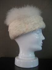 Ancien chapeau à Plumes Rétro vintage soirée cérémonie..