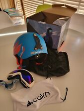 Lot casque de ski enfant, marque CAIRN, taille 51-53 cm + masque