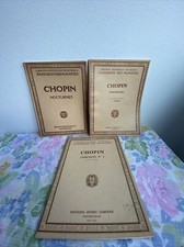 3 anciens recueils partitions