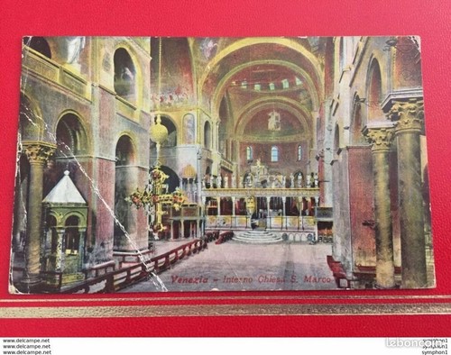 Carte postale ancienne italie - carte,