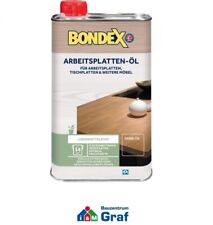 Bondex Plans de Travail dessus de Table Huile Incolore 0,5 L, Holzschutz-öl /#