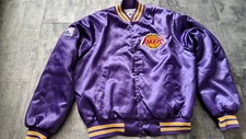blouson veste blouson lakers los angeles chalk line starter majestic delong