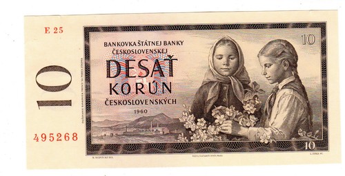 Czechoslovakia billet 10 - czechoslovakia,