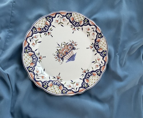 Assiette plate ancienne en - assiette,
