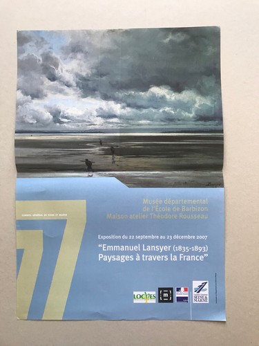 Affiche barbizon exposition - affiche,