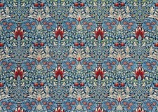 Motif floral vintage art mural