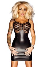 Robe Wetlook F078 Noire Avec