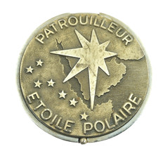 (REF3095) SOUVENIR MILITAIRE patrouilleur étoile polaire Armée française