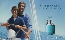 Publicité papier Parfum. Perfume ad. AZZARO Chrome Legend 2008 double page