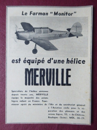 1954 pub helice merville - pub,