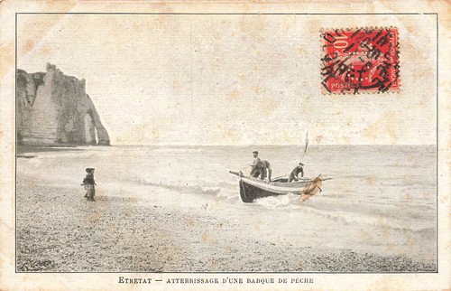 Etretat barque peche - etretat,