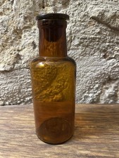 Ancien flacon pharmacie verre