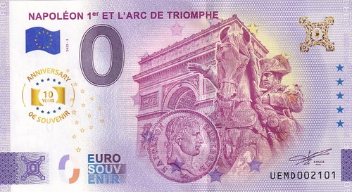 France euro souvenir - 0,
