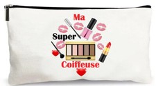 trousse beige ma super coiffeuse maquillage cadeau fait main merci