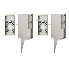 2x Colonne de prises de jardin