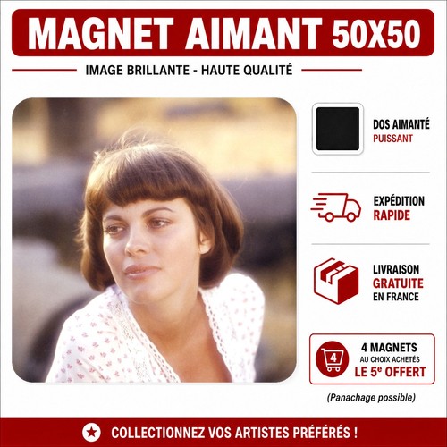 Magnet mireille mathieu 5x5 - mireille,