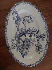 2 PLATS OVALE et ROND TERRE de FER ROCAILLE S et G.