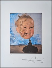 Salvador Dali Bébé Map Of